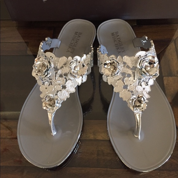 badgley mischka bali jelly flip flop